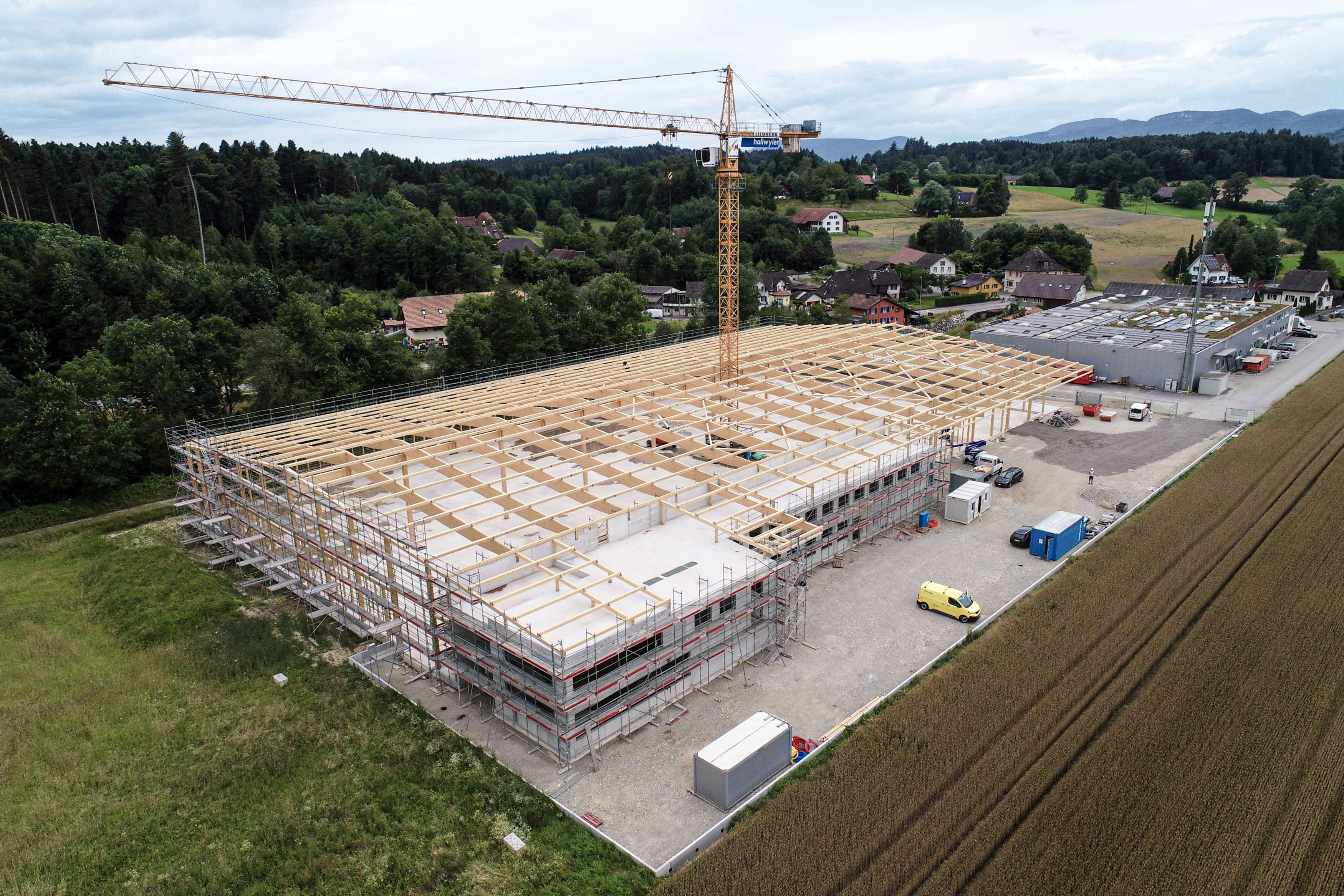 Produktionshalle Akustik und Raum in Vordemwald