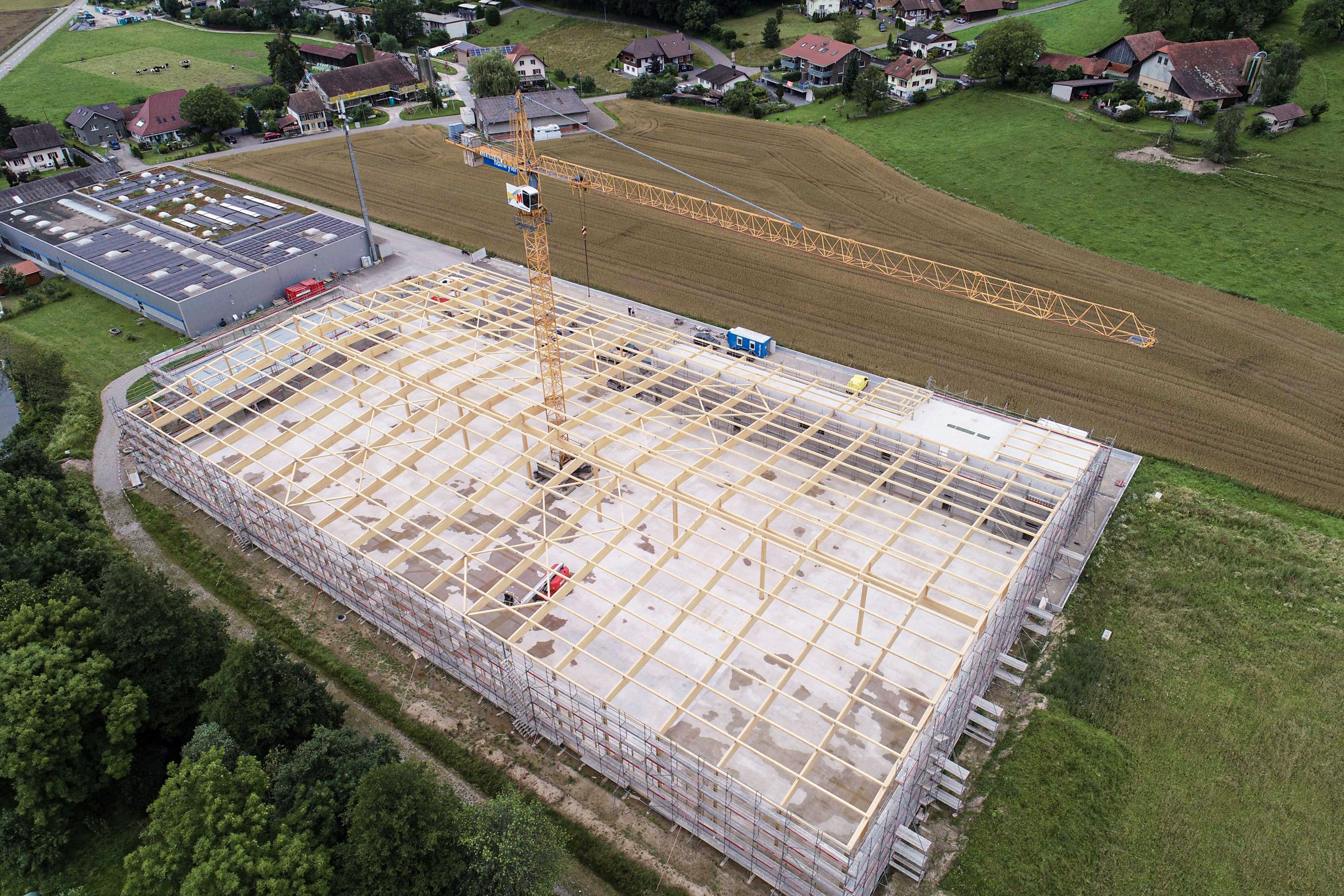 Produktionshalle Akustik und Raum in Vordemwald