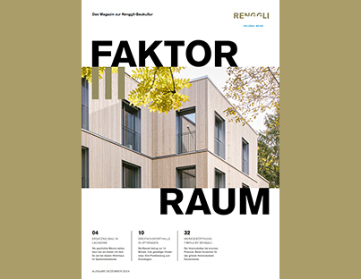 Renggli Haus - Faktor Raum Ausgabe 2/2024
