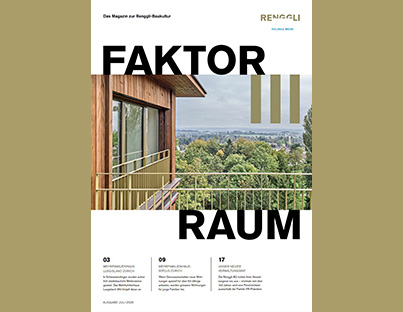 Renggli Haus - Faktor Raum Ausgabe 1/2026