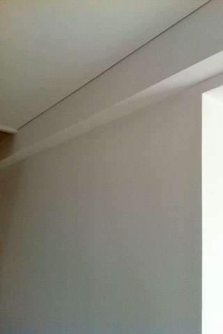 neue Gipsdecke und neue Wände