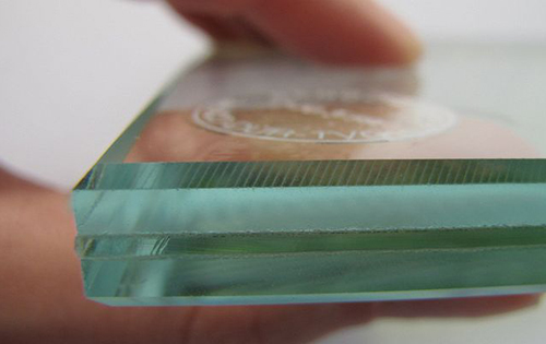 Querschnitt/Rand eines Verbundsicherheitsglases