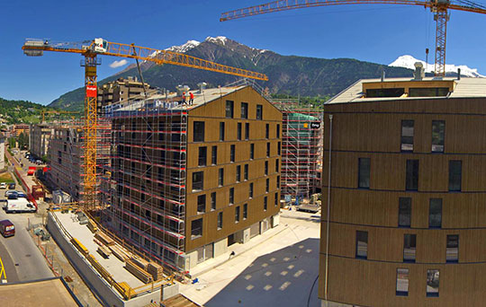 Baustelle Aletsch-Campus