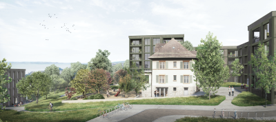 Visualisierung Überbauung Concept B.180 Neuenburg