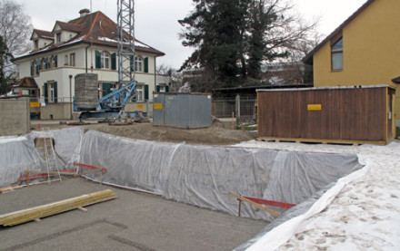 Bild von Ordnung und Sauberkeit auf dem Bauplatz