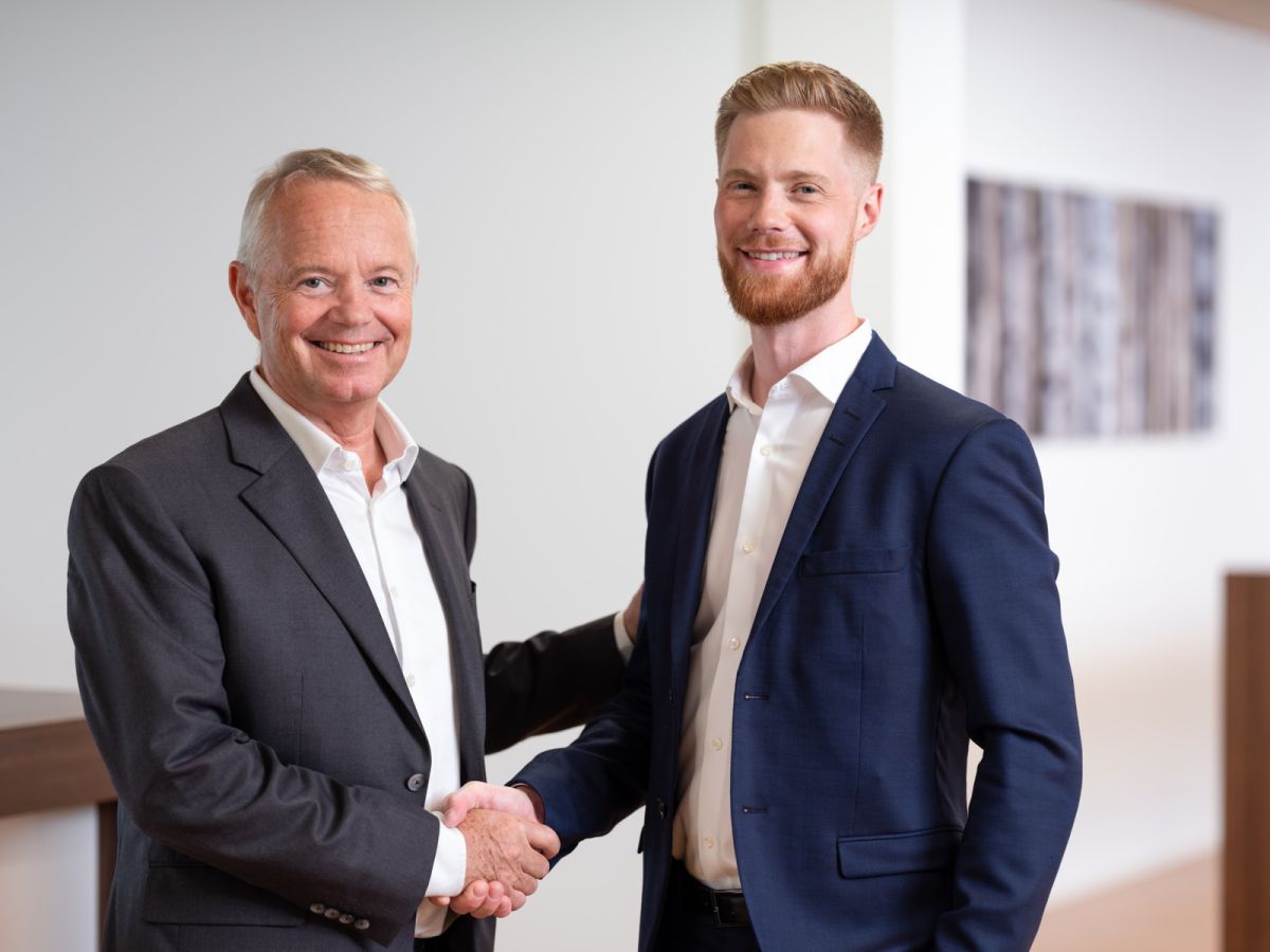 David Renggli übernimmt als CEO (v.l.n.r. Max Renggli, David Renggli)