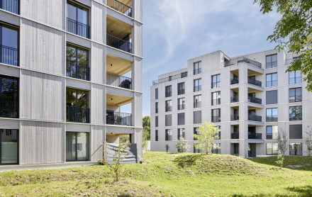 Bild mit der Wohnüberbauung Zelg