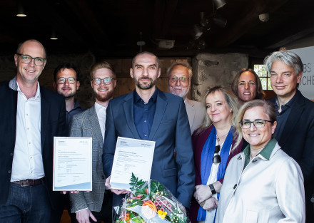 SNBS-Zertifikats-Übergabe Waldacker St. Gallen