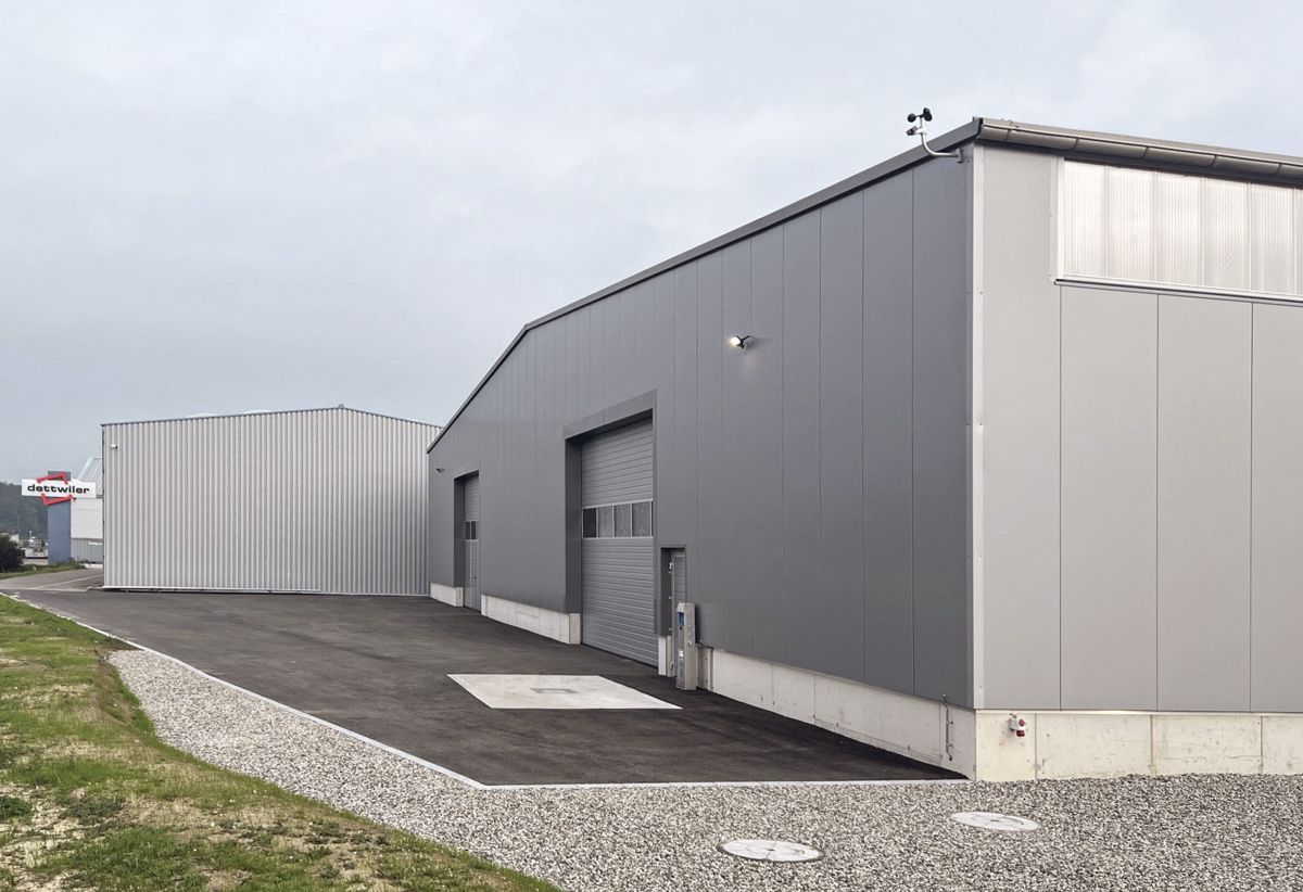 Neubau Gewerbehalle Dettwiler in Langnau bei Reiden