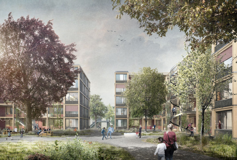 Bild von Développement du site im Park Dietikon