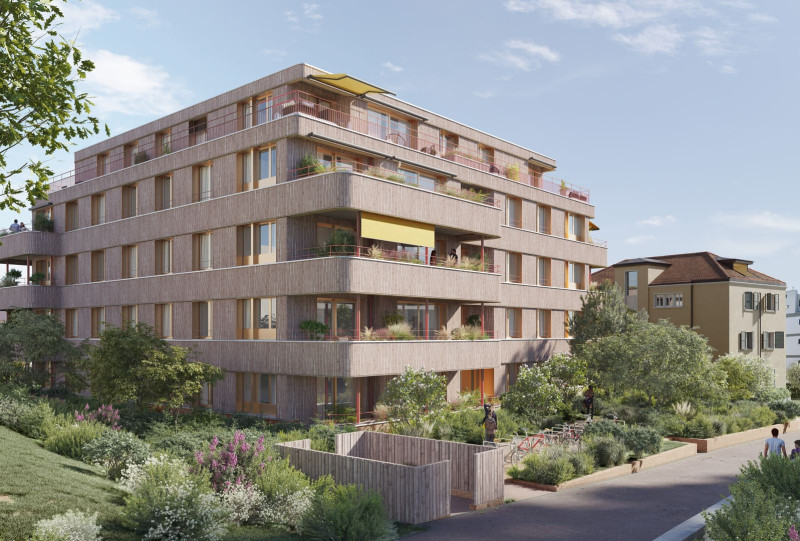 Bild von Immeuble d'habitation Beaumont 76 Lausanne