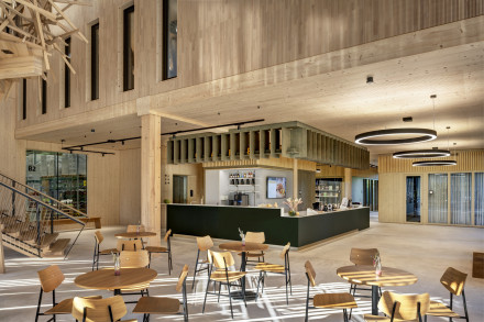 Bild von Un bâtiment en bois comme espace culturel