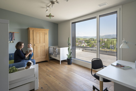 Vue de la chambre d'enfant 