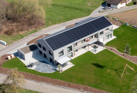 Le nouveau bâtiment vu du ciel