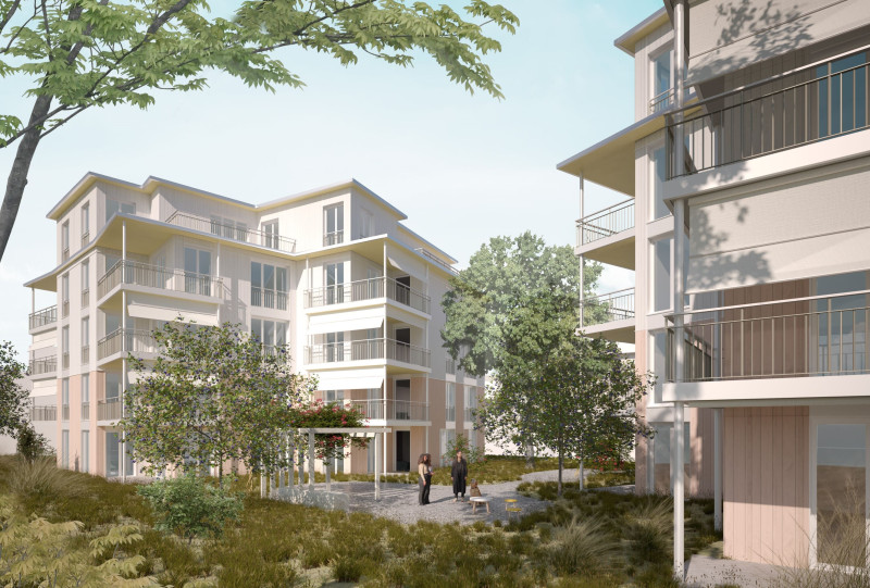 Bild von Nouveaux bâtiments de premplacement Zwischenbächen Zurich Altstetten