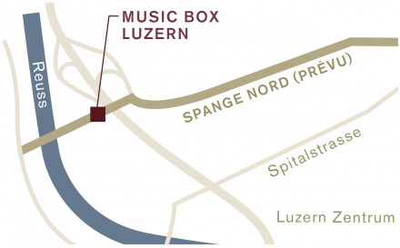 Un projet relatif à l'infrastructure: La Music Box se situe exactement là où devrait passer la route prévue.