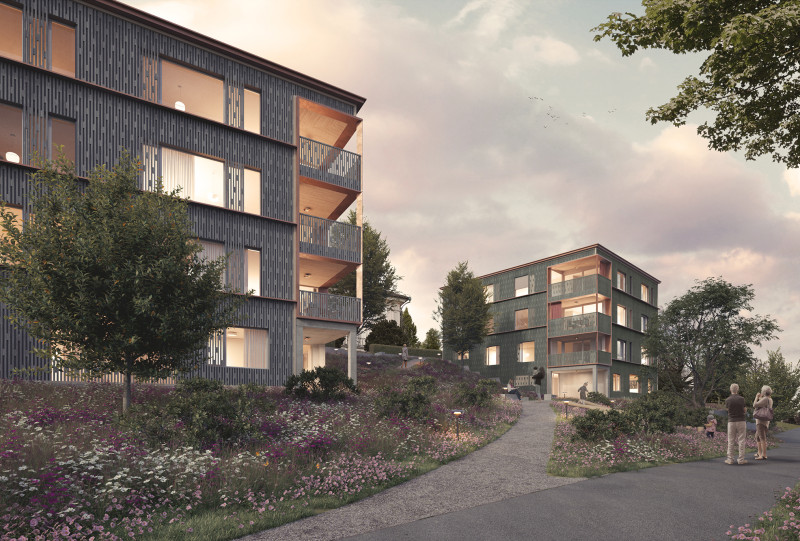 Bild von Immeubles d'habitation Fluhmattrain Lucerne