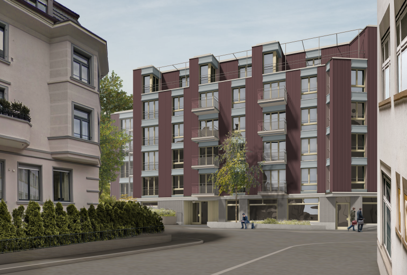 Bild von Nouveaux bâtiment de premplacement Engimattstrasse Zurich Enge