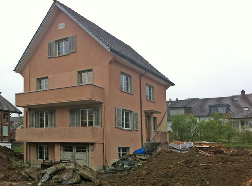 Einfamilienhaus in Zürich vor Abbruch