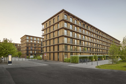 Bild von Che facciata scegliere per edifici in legno di diversi piani?